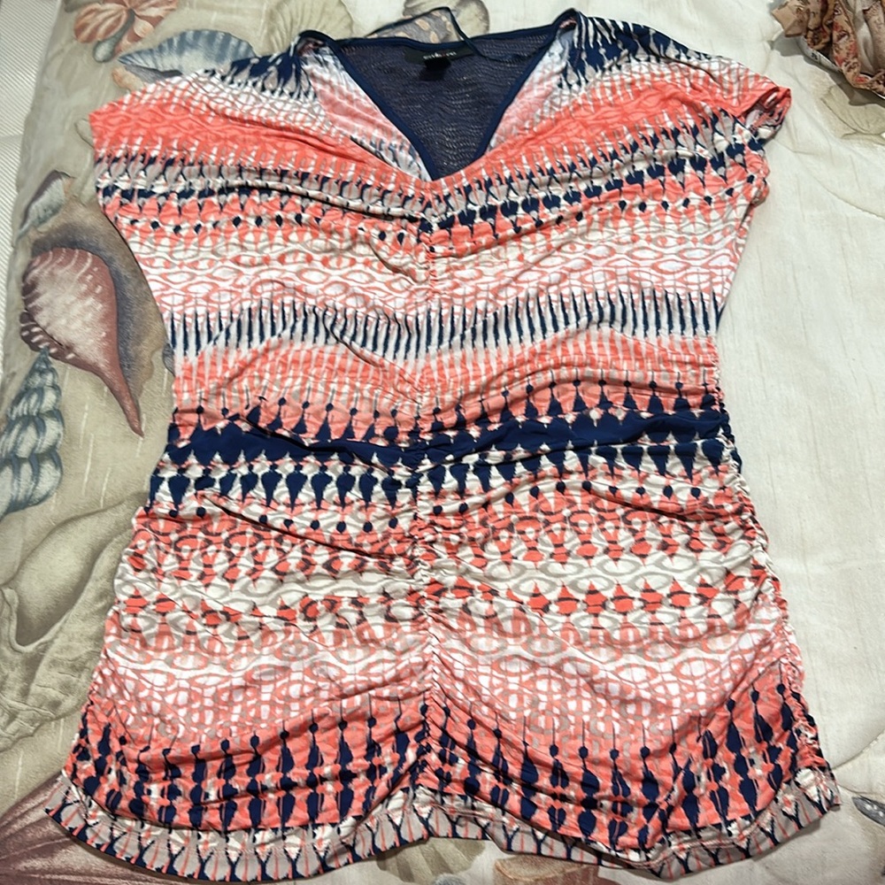 Style & Co. Ruched Top Size M - Picture 5 of 9